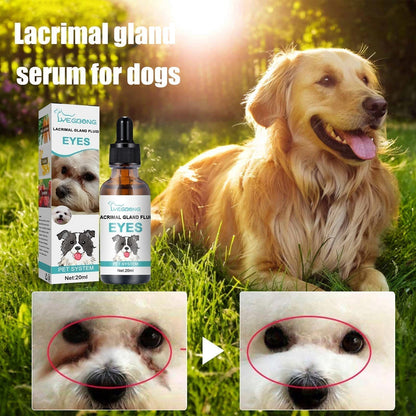 🐶🐱 Gocce Oculari per Cani e Gatti 💧 | Rimuove Macchie da Lacrime e Secrezioni Oculari 🌿 | Formula Delicata pH 7.4 con Estratti Botanici Lenitivi ✨ 20ml