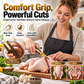 ✂️ SUPER OFFERTA! Forbici da cucina professionali per uso intenso in acciaio inossidabile-Forbici da Cucina Professionali in Acciaio Inossidabile – Ultra Affilate, Multiuso, Finitura Oro | Disponibili in Oro e Nero