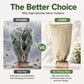 🌱 50% SCONTO – Protezione Piante dal Gelo | Tessuto non tessuto traspirante 80g | Protegge dal ghiaccio, neve e freddo | Resistente ai raggi UV | Per piante da giardino, in vaso e da balcone