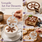 Stencil per decorazione di latte macchiato in acciaio inossidabile