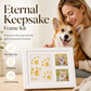 Kit Cornice DIY per Impronte di Zampe di Animali e Mani/Piedi di Neonati