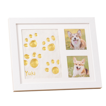 Kit Cornice DIY per Impronte di Zampe di Animali e Mani/Piedi di Neonati