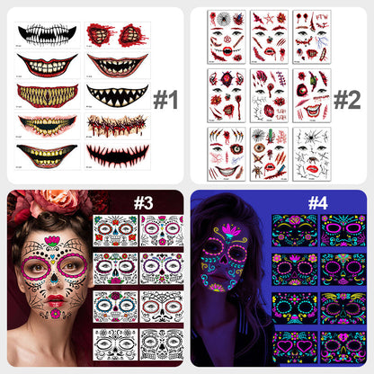 👻 SCONTO LIMITATO DEL 50%! ✨ Tatuaggi Temporanei a Forma di Cicatrice per Halloween – Ferite Realistiche, Delicati sulla Pelle, Facili da Applicare 🕸️