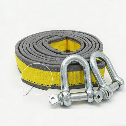 📢📢SCONTO DEL 50%!!⏰ Cavo di Traino da 8 Tonnellate con Grilli a U – Ideale per Traino di Emergenza, Auto e Fuoristrada ✨