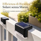 ☀️ Luci Solari da Esterno per Scale e Gradini 💡 | Faretti LED Segnapasso Impermeabili con Sensore 🌧️ | Per Ringhiere, Recinzioni, Terrazzi e Giardino 🏡