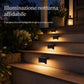 ☀️ Luci Solari da Esterno per Scale e Gradini 💡 | Faretti LED Segnapasso Impermeabili con Sensore 🌧️ | Per Ringhiere, Recinzioni, Terrazzi e Giardino 🏡
