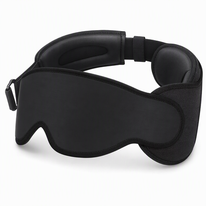 Set di cuscino da viaggio in memory foam integrato e maschera per il sonno oscurante 3D per supporto cervicale durante il viaggio