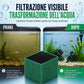 Filtro a carbone attivo cubo per purificazione dell'acqua dell'acquario