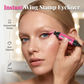 Eyeliner con Timbro a Doppia Punta, Penna Eyeliner Waterproof e Anti-Sbavatura, Applicazione Facile per un Effetto Cat Eye, Disponibile Nero e Marrone