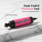 Eyeliner con Timbro a Doppia Punta, Penna Eyeliner Waterproof e Anti-Sbavatura, Applicazione Facile per un Effetto Cat Eye, Disponibile Nero e Marrone
