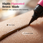 Eyeliner con Timbro a Doppia Punta, Penna Eyeliner Waterproof e Anti-Sbavatura, Applicazione Facile per un Effetto Cat Eye, Disponibile Nero e Marrone