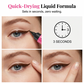 Eyeliner con Timbro a Doppia Punta, Penna Eyeliner Waterproof e Anti-Sbavatura, Applicazione Facile per un Effetto Cat Eye, Disponibile Nero e Marrone