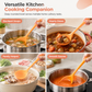 🥣 Mestolo da Cucina in Silicone Morbido per Pentole Antiaderenti 🍲 | Bordo Flessibile Antigraffio e Manico Lungo 30cm 🥄 | Termoresistente, Senza BPA per Zuppe e Salse ✨