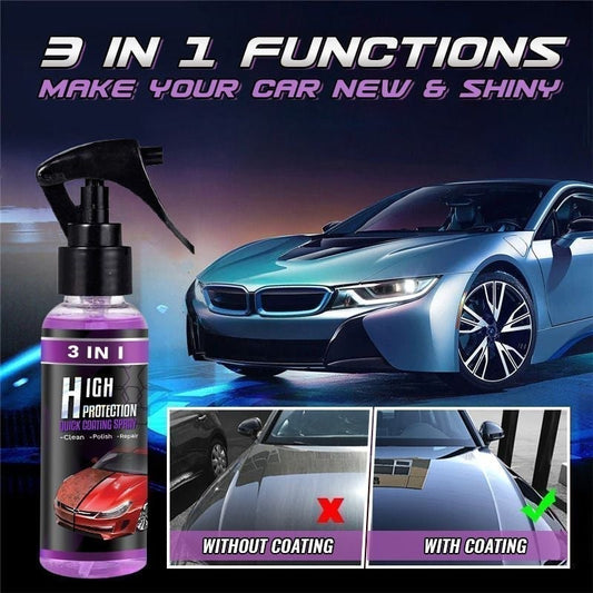 Spray 3 in 1 per rivestimento auto ad alta protezione