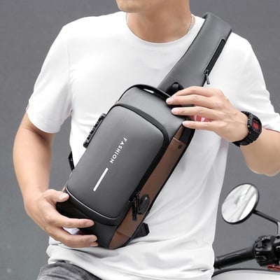 HIOD Borsa a Tracolla Impermeabile da Uomo Borsa a Tracolla Antifurto Tracolla Multifunzionale da Viaggio per Uomo,Red HIOD Borsa a Tracolla Impermeabile da Uomo Borsa a Tracolla Antifurto Tracolla Multifunzionale da Viaggio per Uomo,Red