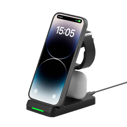 Caricabatterie wireless con stazione di ricarica 3 in 1 per iPhone